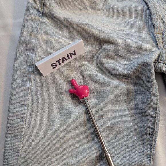 7 For All Mankind Light Wash Boot Cut Jeans Size 27 - Picture 14 of 15